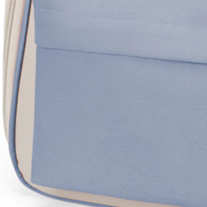 Pet Carrying Backpack Large Space Waterproof Breathable Portable Cat Carrier Bag with Handle for Puppy Blue