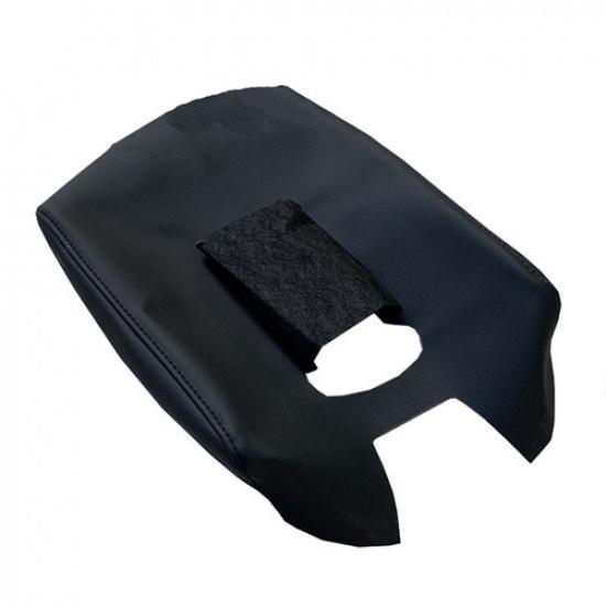 Real Leather Console Lid Armrest Cover Skin For Chevy Silverado GMC Sierra 14-18