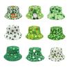 Saint Patrick Floral Digital Print Vintage Style Sun Hat For Spring Party And Outdoor