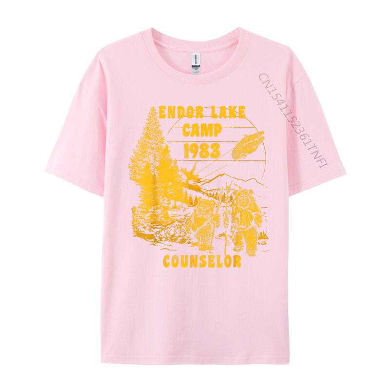 Ewok Endor Lake '83 Camp Counselor 2024 Popular Men T Shirt Casual Design Tshirts Combed Cotton Printed Tops & Tees Wholesale