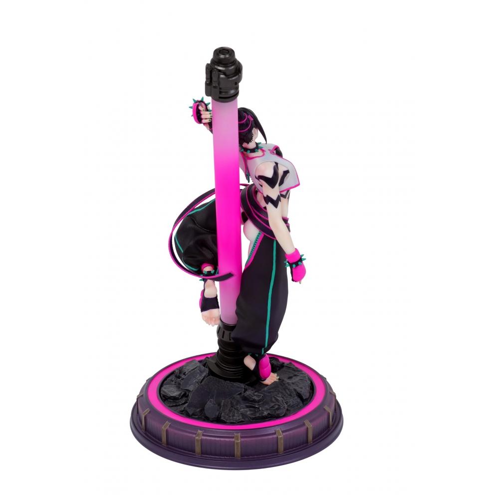 CAPCOM Figure Builder Creator's Model Street Fighter 6 Juri Produktgröße: ca. H310 x B165 x T194 mm. Aus PVC, ABS.