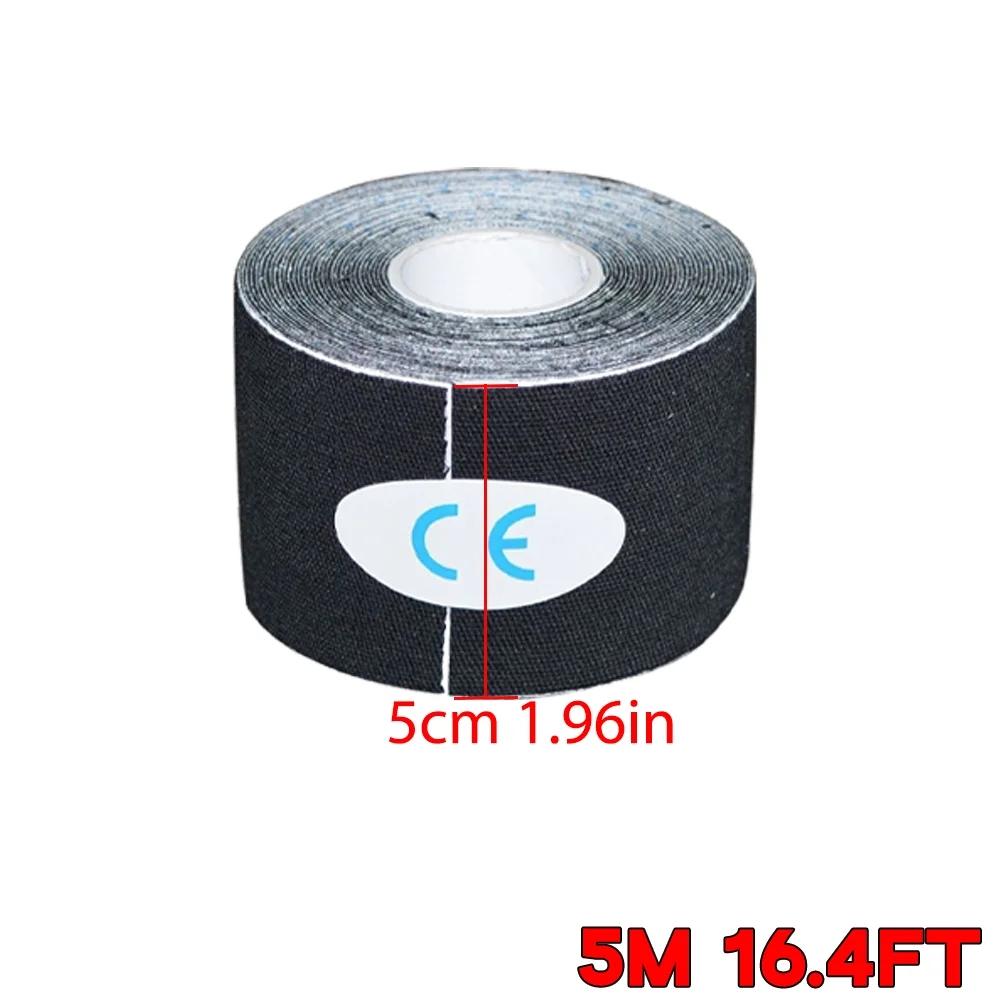Durable And Safe Sports Kinesio Tape Muscle Kinesiology Elastic Knee Pain Relief Strain Patch Athletic Recovery Stickers Fitness Bandages