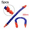 5pcs 300mm Nozzle Flexible Plastic Water Oil Coolant Pipe For Lathes, Milling Machines, CNC Machine Tools, Hydraulic Machinery A