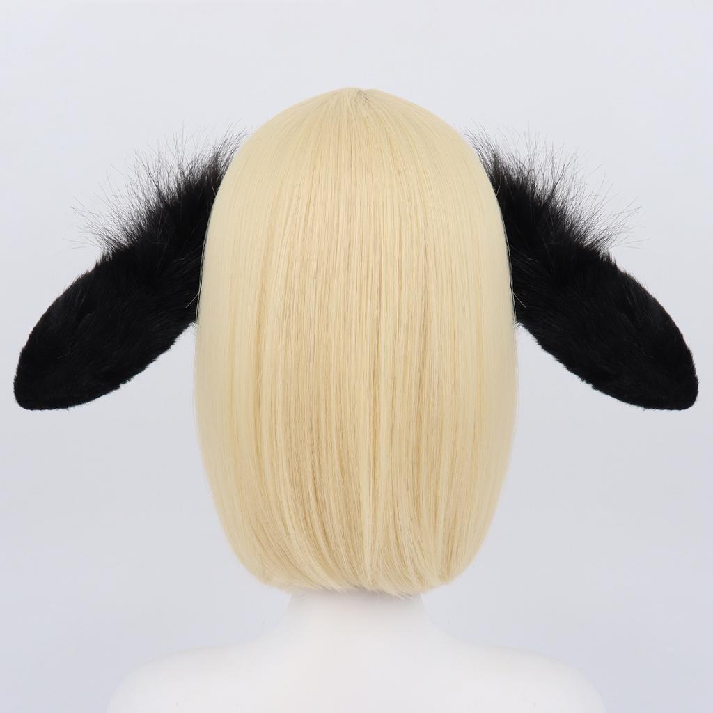 Tier Hasenohren Stirnband Kunstpelz Hasen Kopfschmuck Plüsch Haarband Party Cosplay Kostüm Zubehör