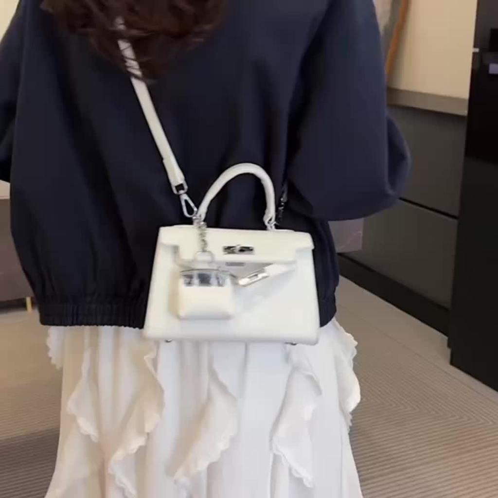 Popular Solid Color Women's Bags Hundred Crossbody Bags Premium Sense Handbags Female