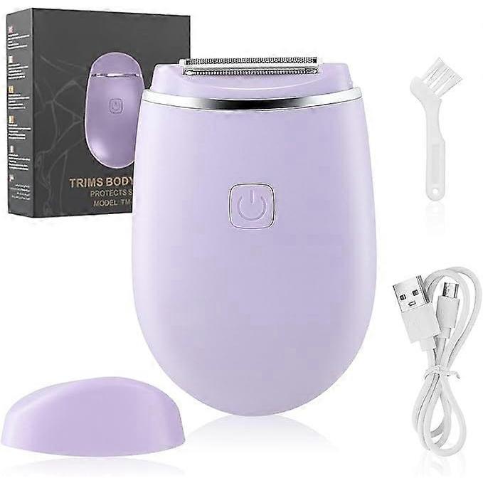 Electric Lady shavers for Women, Rechargeable Bikini Trimmer for Women, Portable Electric Razor Wet and Dry Hair Removal, Electric Shaver with Cleanin