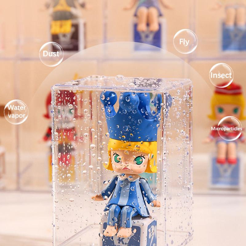 Stackable Acrylic Mystery Box Storage Display Frame Single Transparent Doll Box