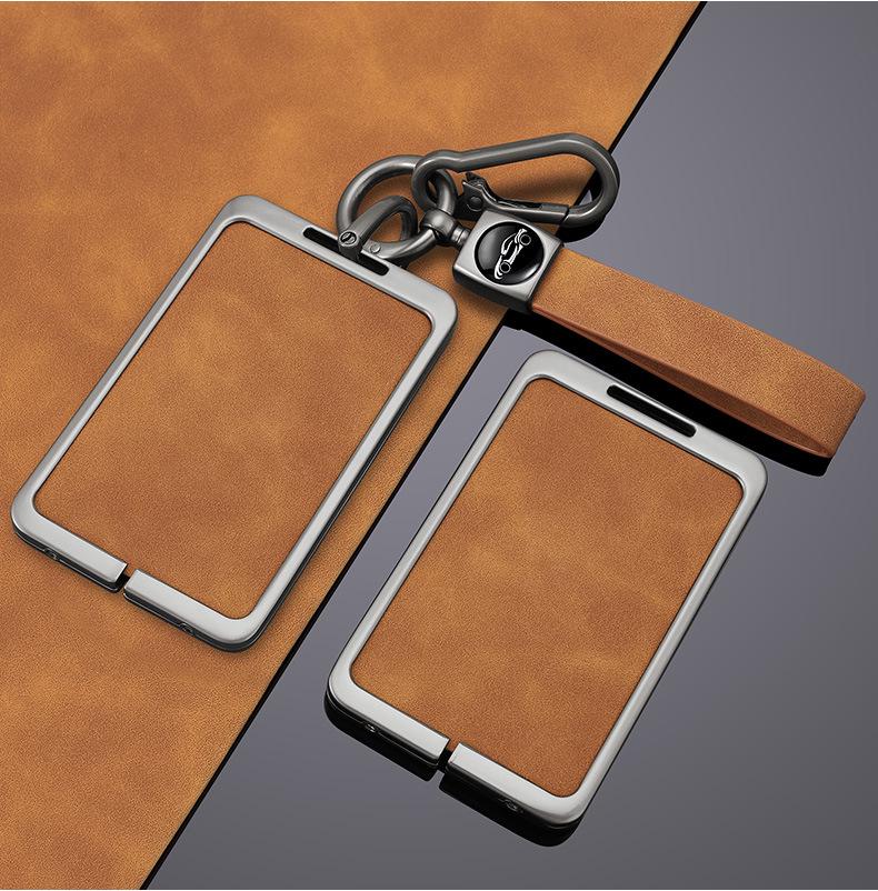 2023-24 Honda Integra/Civic/ZRV Card Key Case - Metal Shell with Buckle for Men & Women