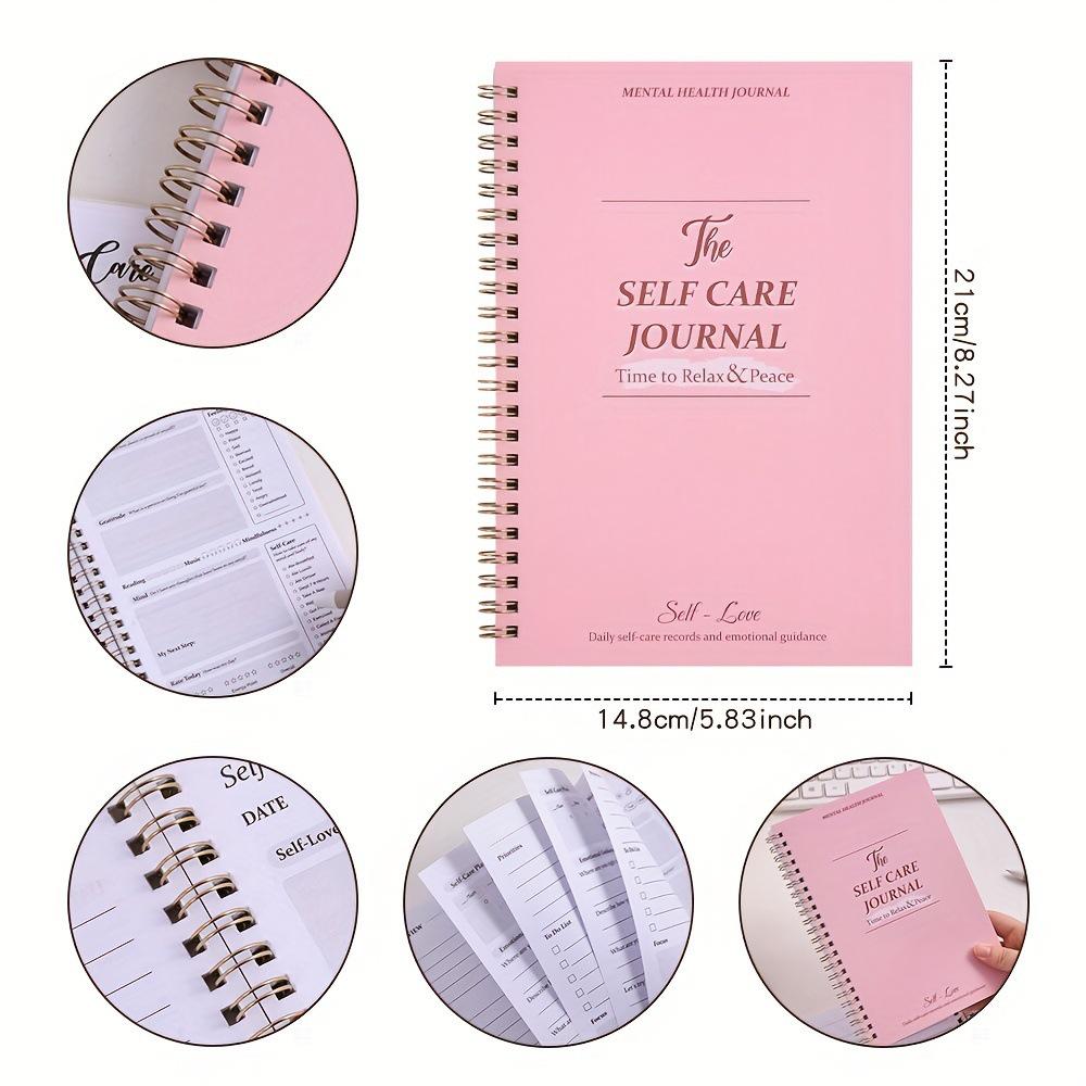 A5 English Self-Care Diary: 100 Pages with Content Prompts