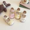 Super Nice Lace Trim PU Leather Shoes Girl for New Semester School Party All Match Princess Performance Dance Shoes Child I08049