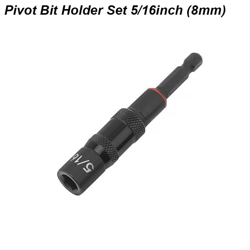 1/4 3/8 5/16 Universal Magnetic Sleeve Socket 1/4" Hex Screw Drill Tip Quick Change Holder Guide Drill Bit Screwdriver Pivot