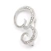 Trendy 26-Letter Rhinestone Brooch Pin - Fashion Accessory for Clothing & Bags