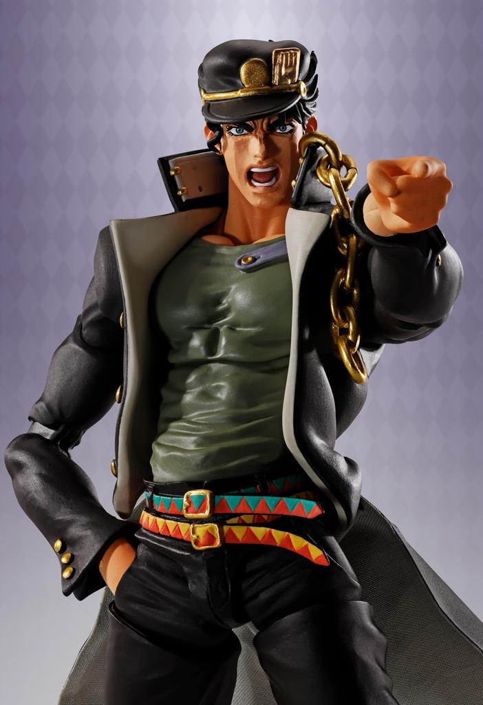 TAMASHII NATIONS Bizarre Adventure Stardust Crusaders Jotaro Kujo 170mm PVC ABS Fabric Metal Painted Action Figure S.H.Figuarts JoJo's Approx. & & &