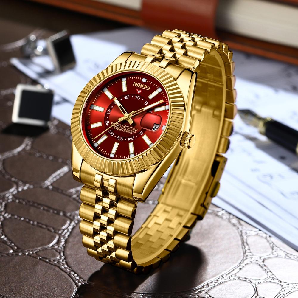 Luxury Fashion Watches for Men Waterproof Date Clock Business Watches Man Quartz Wristwatch