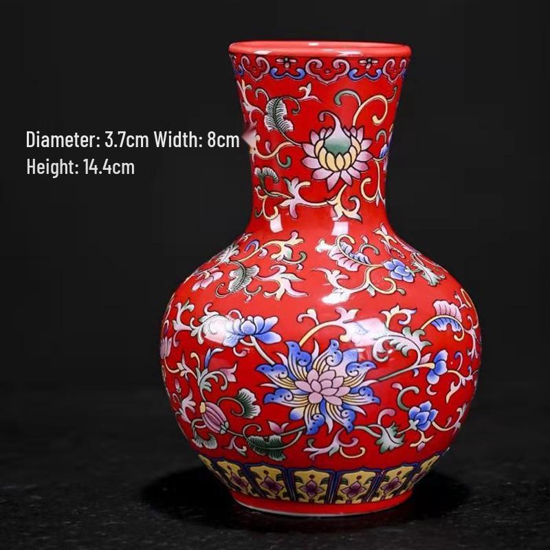 Antique Blue and White Chinese Porcelain Vase - European & American Handicraft for Flower Arrangements