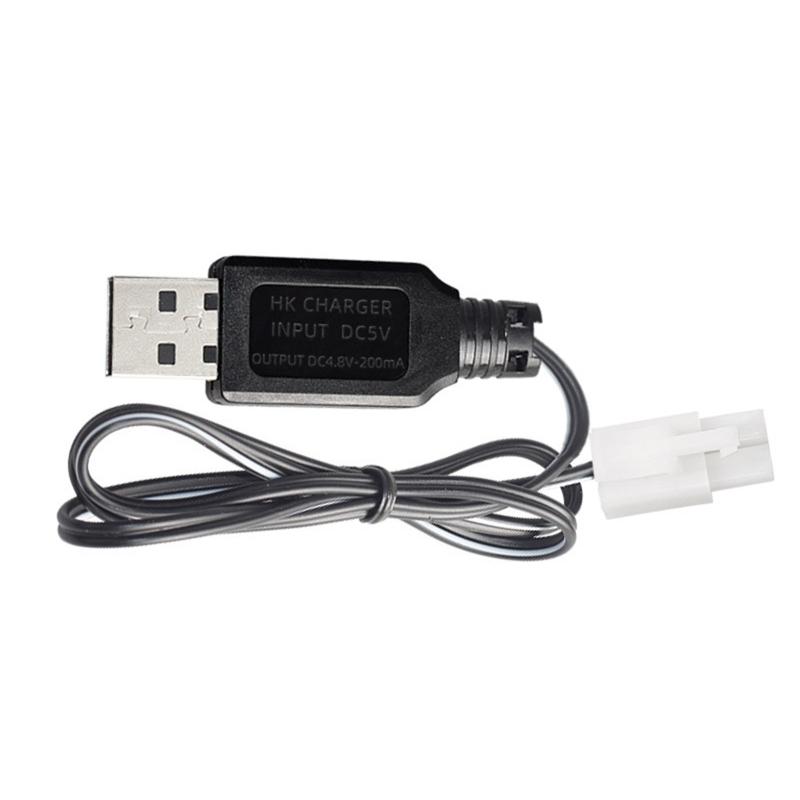 4.8V 200mA USB Charger With KET-2P Connector Plug NiMH NiCD RC Model Battery Pack RC Toys Battery Charger