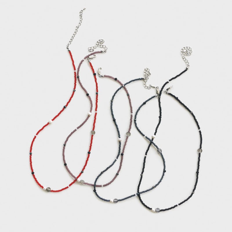 odds&ends berry beads necklace (7colors)