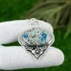 Natural K2 Jasper Gemstone Indian Jewelry 925 Sterling Silver Pendant For Girls
