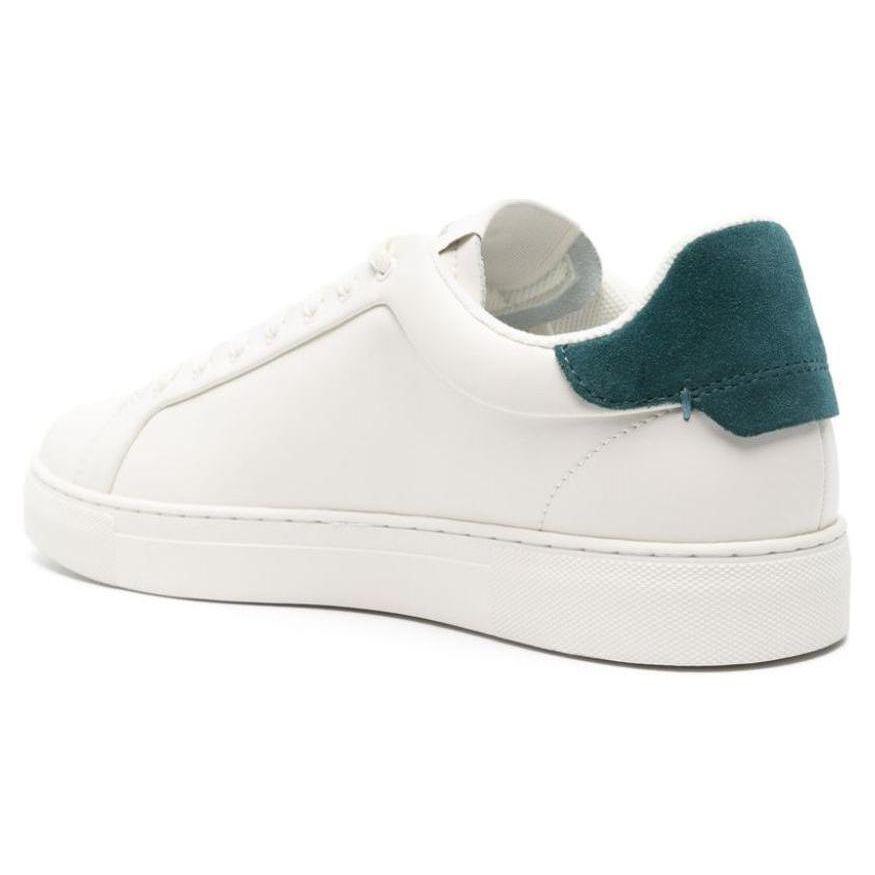 Emporio Armani Round Toe Lace-Up Low-Top Sneakers Men Sneakers White X4X598XR098T839