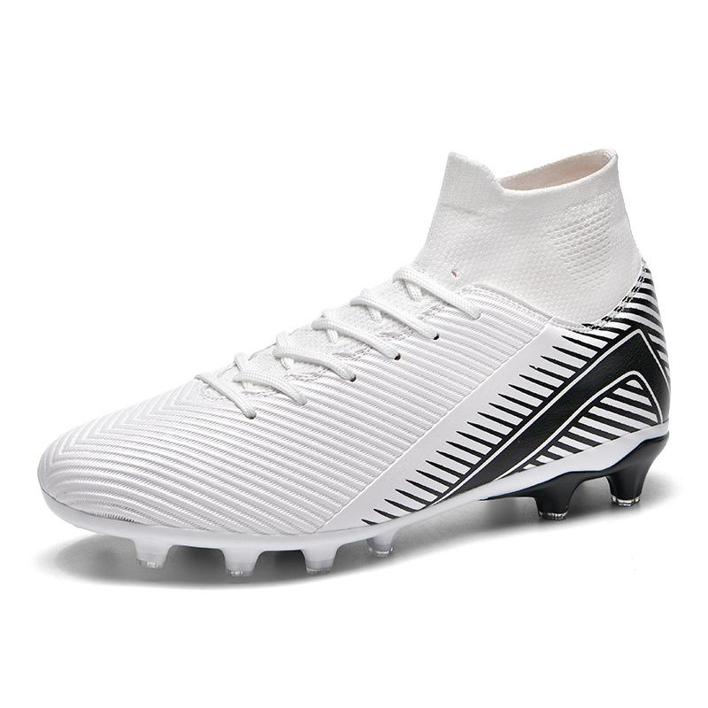 Non-Slip High-Top Men'S Football Shoes Large Size Broken Nails Youth Game Training Sports Shoes Wear-Resistant Football Shoes