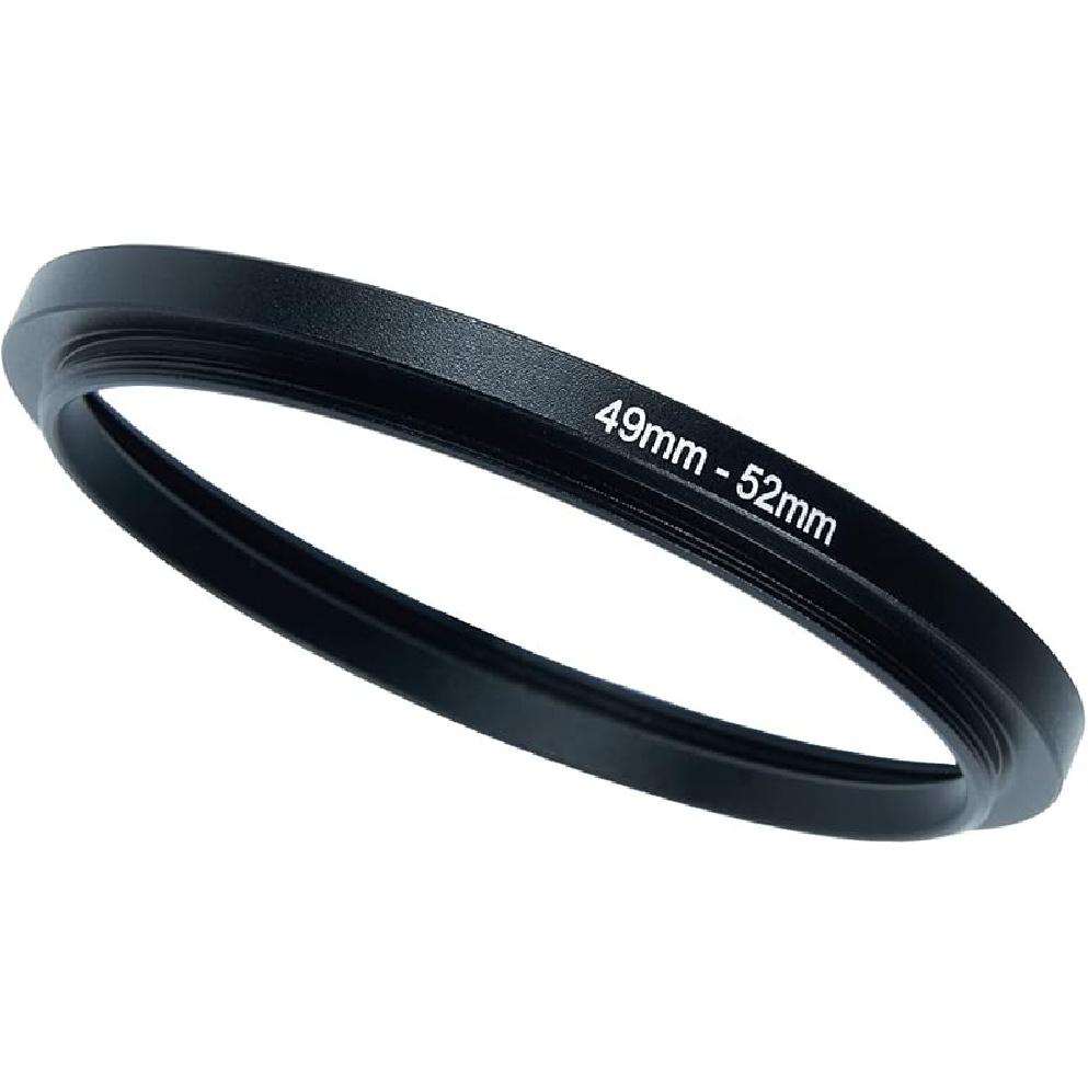 49mm To 58mm Step-Up Ring Filter Adapter for All Brands UV ND CPL Metal Ring Step-Up Rings Adapter Filter (49mm-58mm)