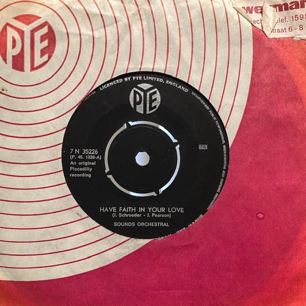 7inch Record SOUNDS ORCHESTRAL JOHNNY PEARSON  Have Faith In Your Love 7N35226 PICCADILLY 1965 Netherland Jazz Used