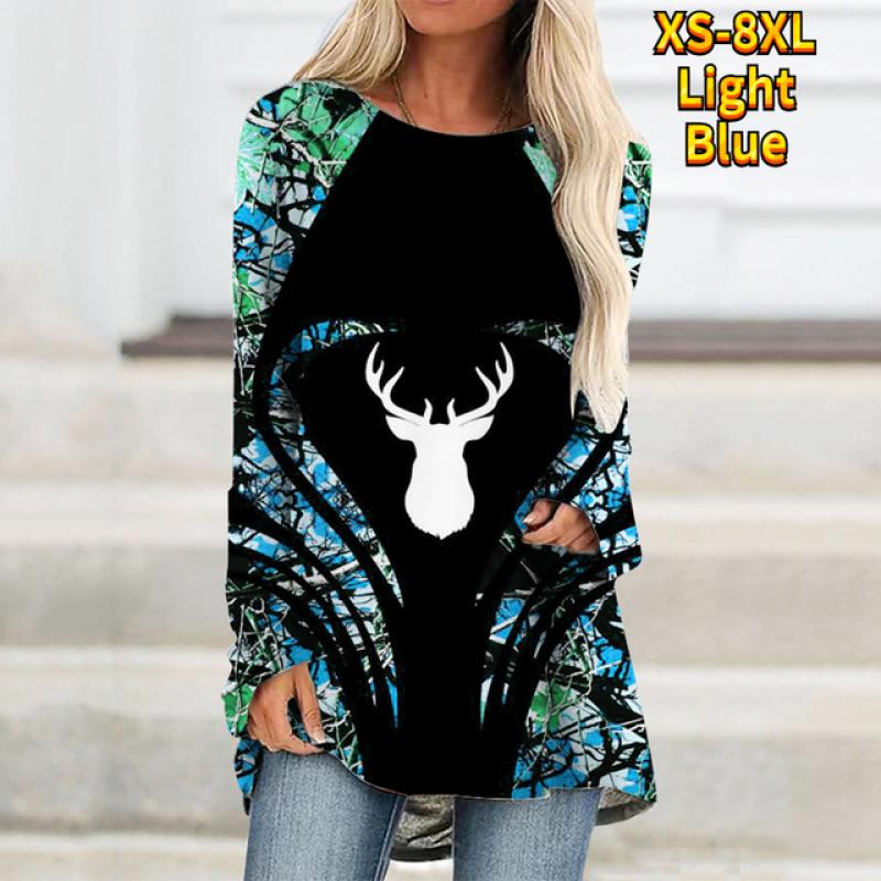 Классический изысканный женский повседневный свободный топ с круглым вырезом и длинным — фото 18