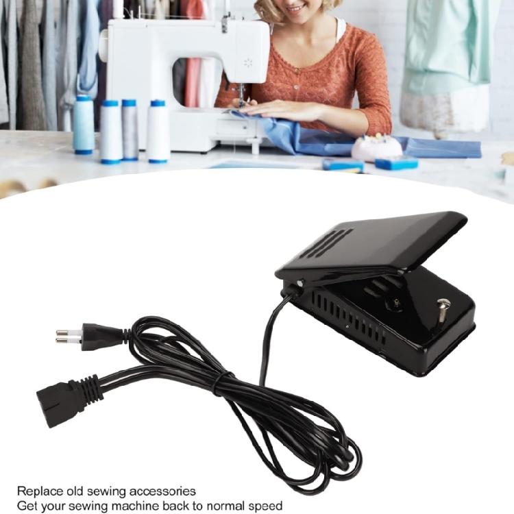 Geschwindigkeitsregelung Nähmaschinen-Fußpedal Elektronisches Nähpedal Kunststofftextur Geeignet für Heim- und Profianwendung
