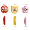 Cute PVC Door Stopper Cartoon Silent Doorknob Bumper Self-adhesive Anti-collision Furniture Anti-crash Pad for Home