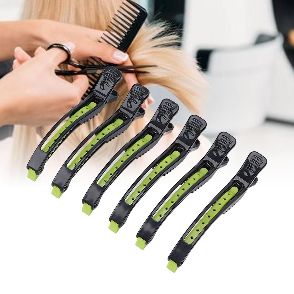 6 PCS Lightweight Professional Hair Clip Non Slip Salon Hair Clip Sectioning Hair Clip Home Salon