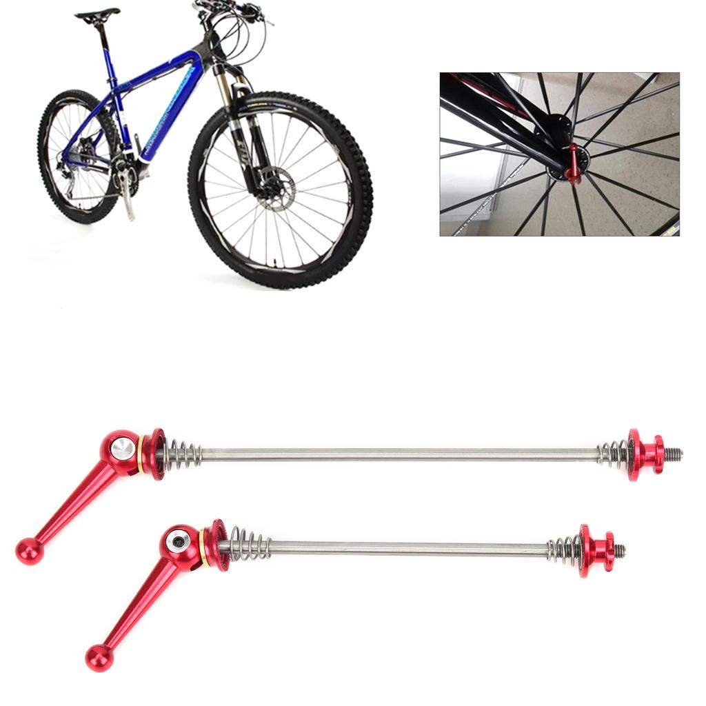 Wheel Hub Front and Rear Skewers Mountain Bike Quick Release Skewers Set