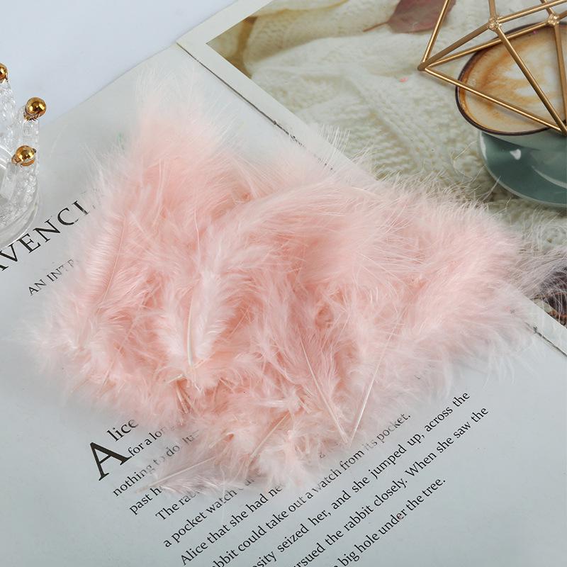 

Красочные аксессуары для кошачьей дразнилки «Сделай сам»: Перья индейки для украшений, помпонов и наполнителей