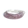 European & American Style Colorful Zircon Diamond Elastic Tennis Bracelet
