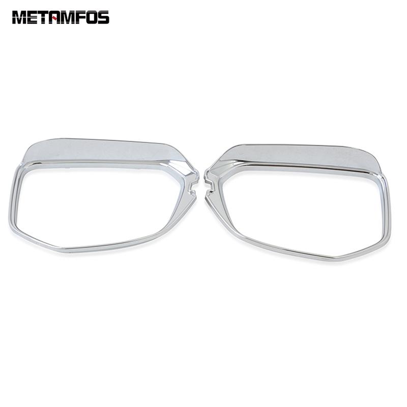 Rearview Side Door Mirror Visor Sun Shade Rain Shield Snow Guard For Honda Civic Sedan 2016-2018   Chrome Accessories