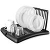 Drainer for Dishware, Plates, Cups, Cutlery, Kitchen Standing Black