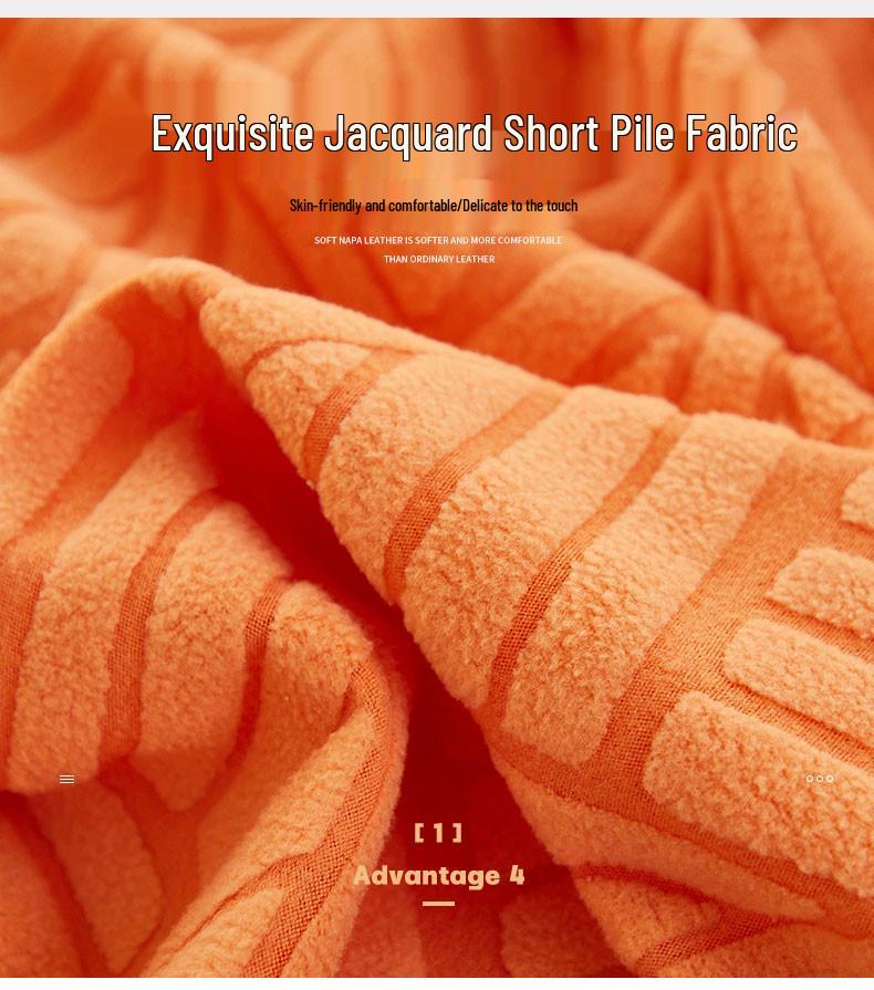 2024 Jacquard Full Headboard Cover, Thick & Solid Color