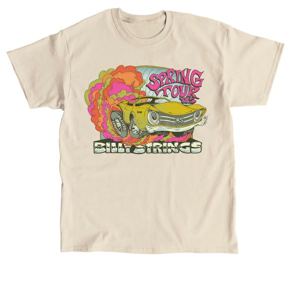 NEW BILLY STRINGS Spring Tour 2025 Short Sleeve Sand All Size T-Shirt HH54 Unisex T-Shirt XXXL