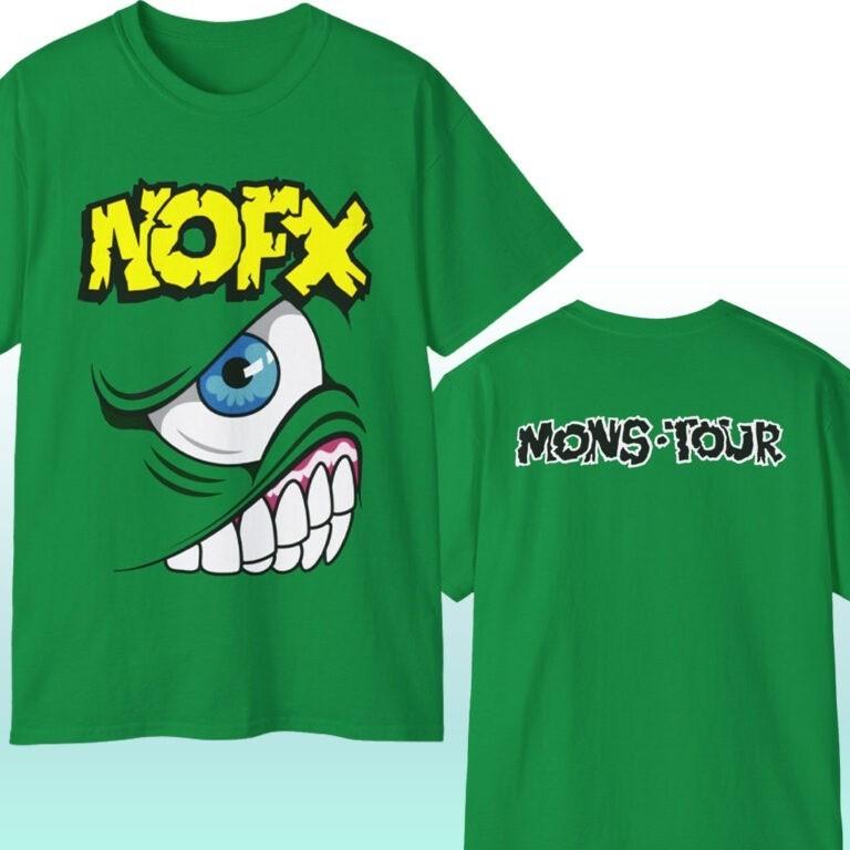 

Retro NOFX Mons Tour T-Shirt 2-Sided Unisex T-Shirt XXXXL