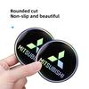 mkhr6 2Pcs Car Water Cup Mat Auto Interior Storage Pad Accessories For Mitsubishi Lancer Ralliart ASX Mirage Pajero Xpander Attrage