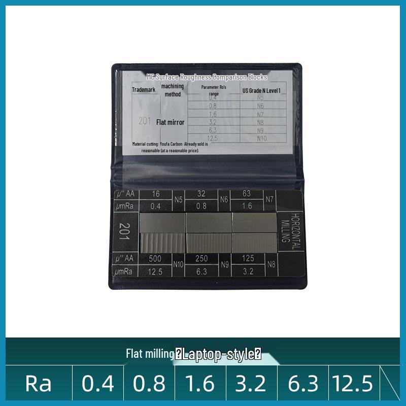 

Shanguang Surface Roughness Comparison Blocks for Lathe, Milling, Planer, Grinder