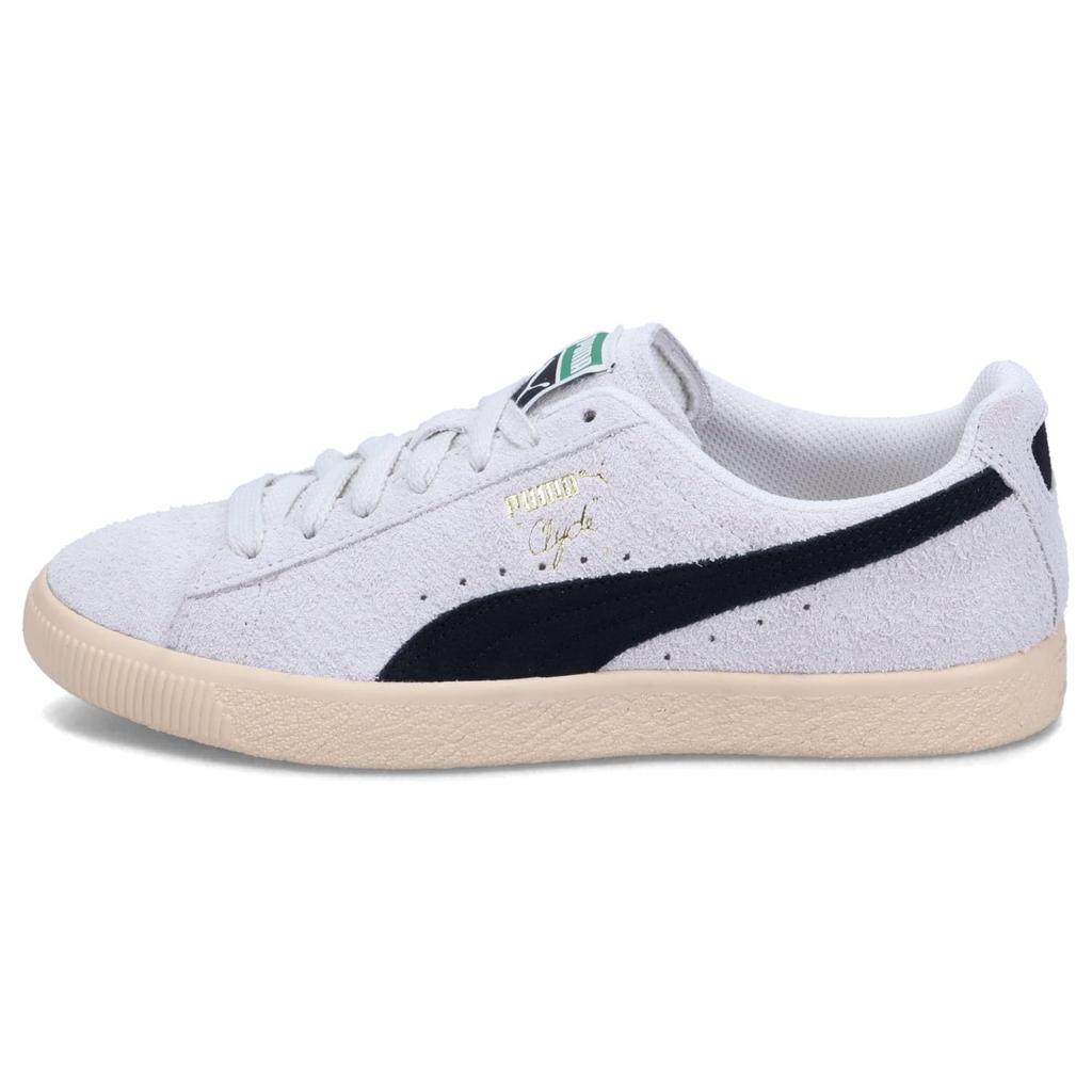 PUMA Clyde Hairy Suede Size Men's Sneakers, Gray, 27.5cm, 393115-01