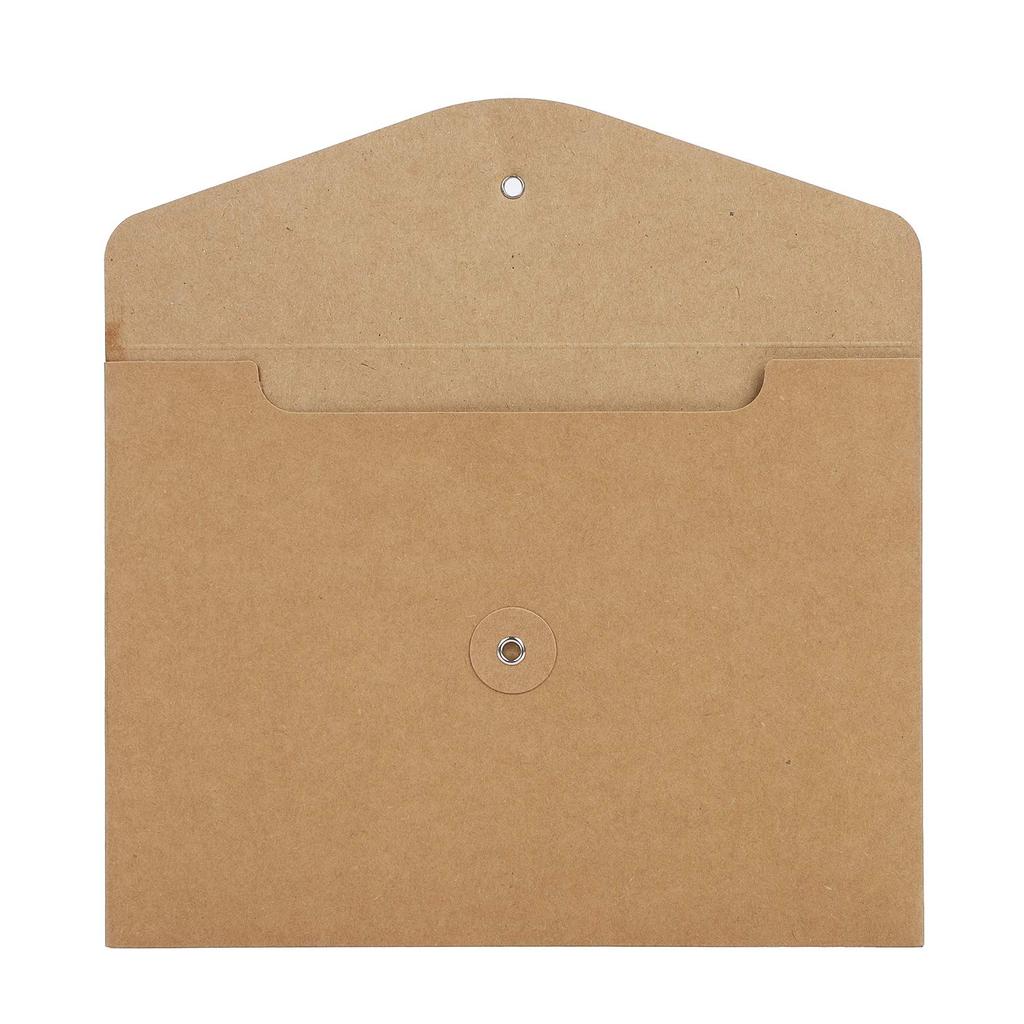 Set of 10 A5 Individual File Kraft Clear Portable Large Stylish Document Storage Document Paper Document Office Supplies Folders, Cases, Paper, Files,