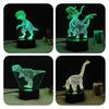 Seven Color Dinosaur 3d Night Light Modern Acrylic Led Lamp With Remote Control