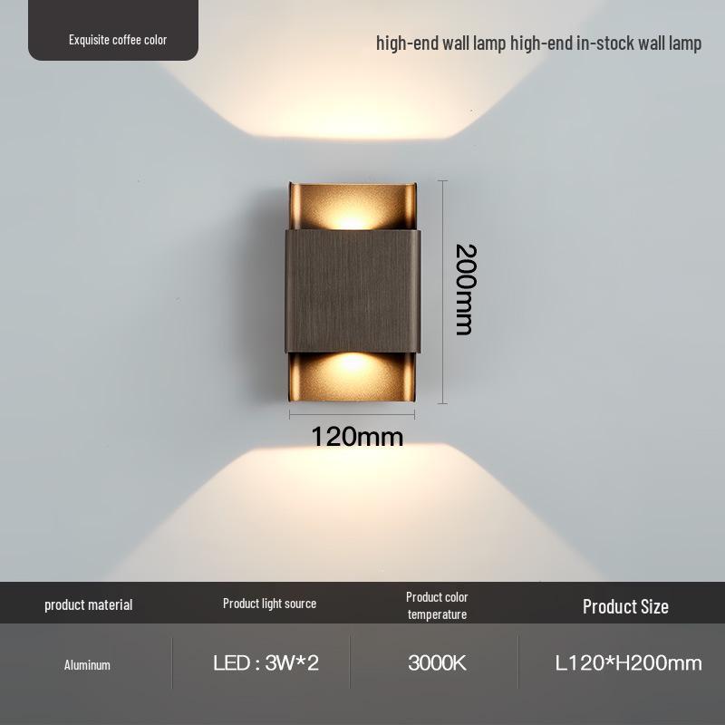 Modern Minimalist Luxury Wall Lamp for Living Room, Bedroom, or Stairway