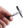 Compact 1/4" Dual-use Right Angle Mini Ratchet Wrench with Socket Bits