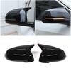 Glossy Black Car Side Rear View Door Mirror Cover Trim For BMW X1 U11 U12 +