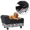 Dog Sofa - Exclusive House - Black - 57x34x36 Cm - Plush &; Arrangement