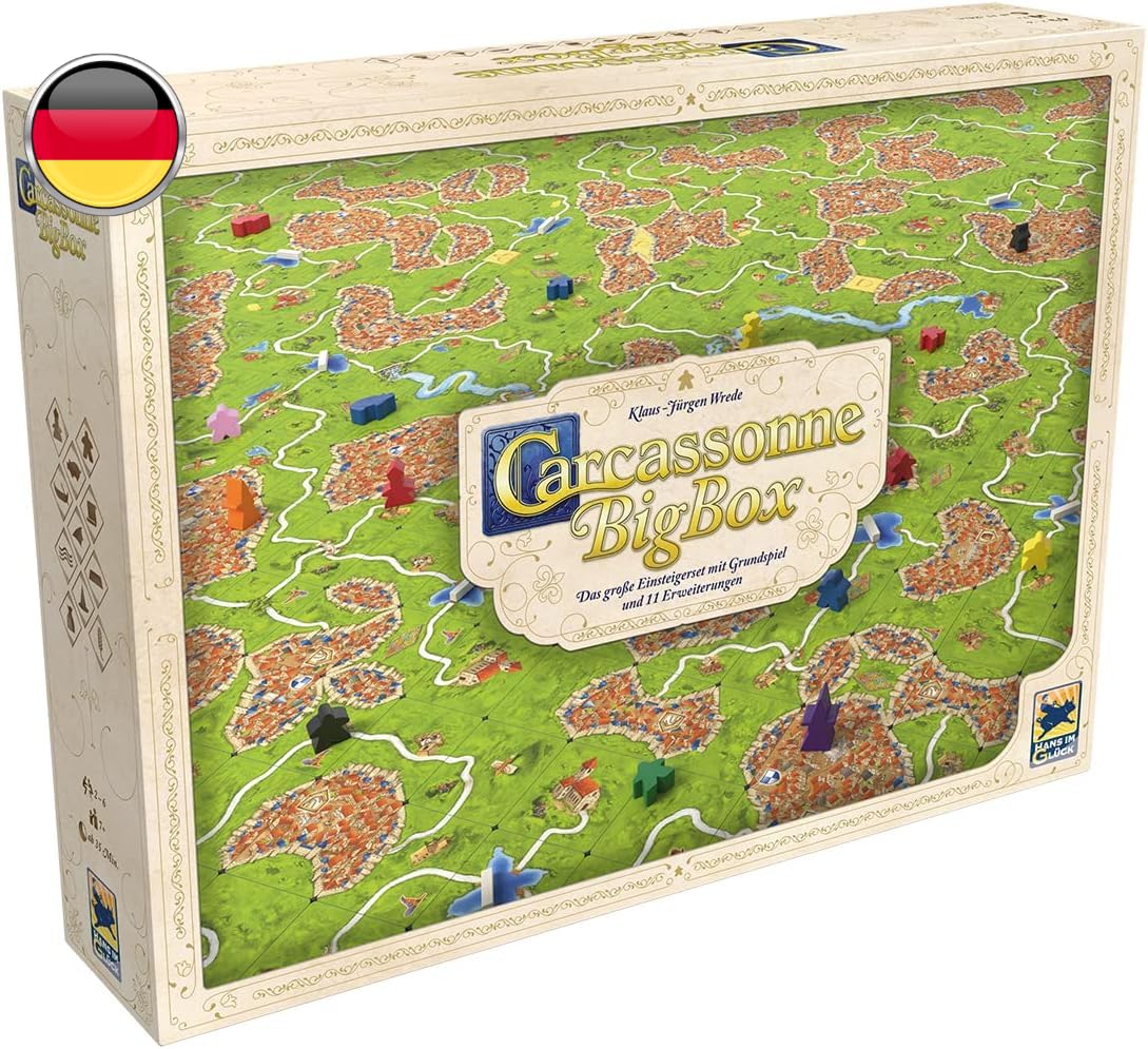 Big Box 2021 version Board card table family educational toy Carcassonne - game, game, game, game, toy,