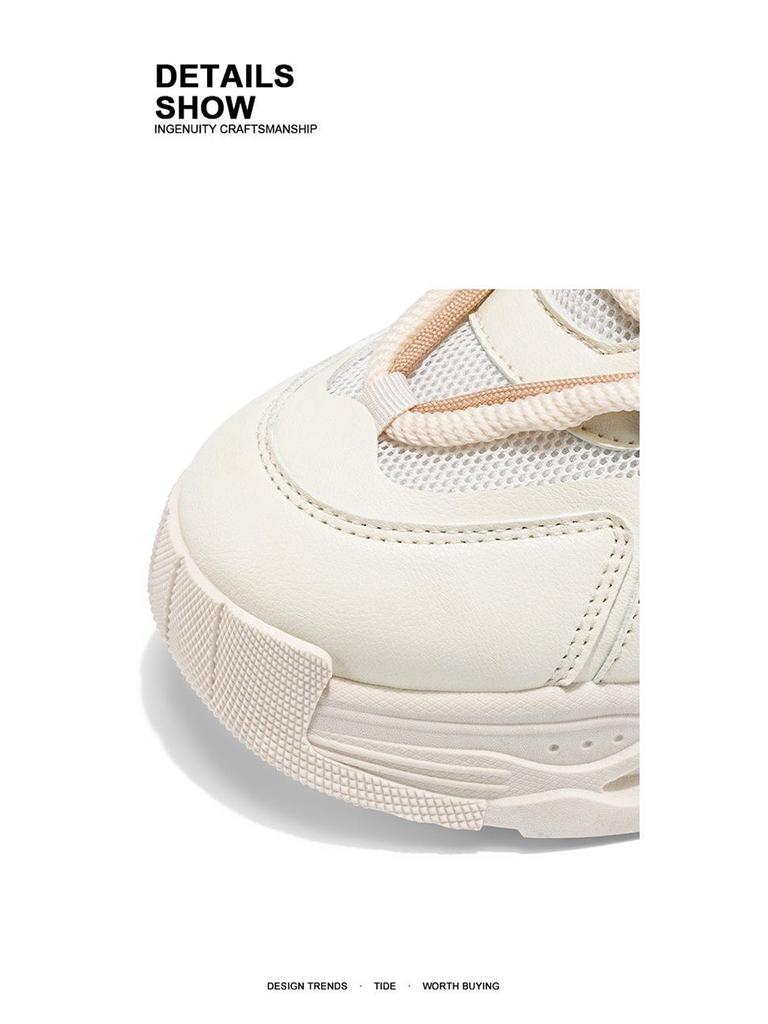 Men's 2025 Spring Breathable Mesh Trendy Thick-Soled Sneakers