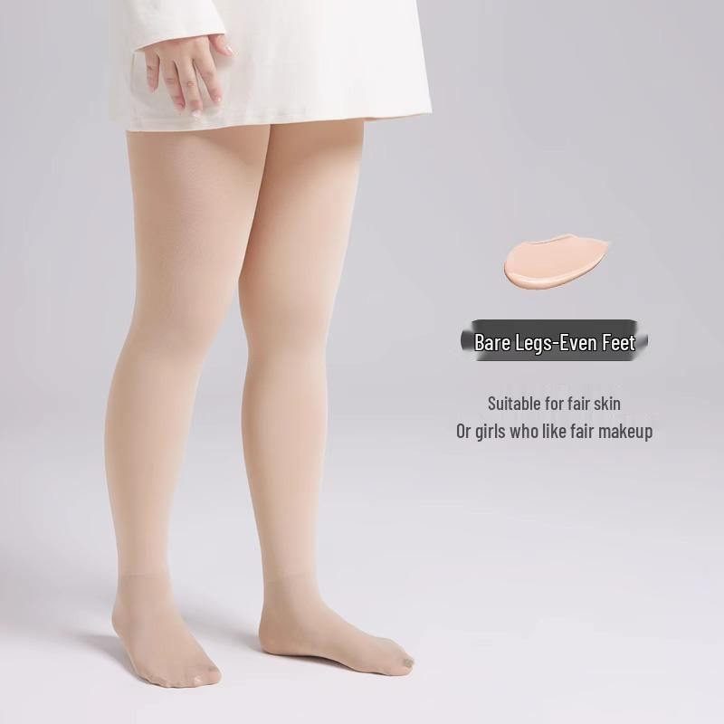 Plus Size Non-Slip Fleece-Lined Pantyhose for Women - Autumn/Winter